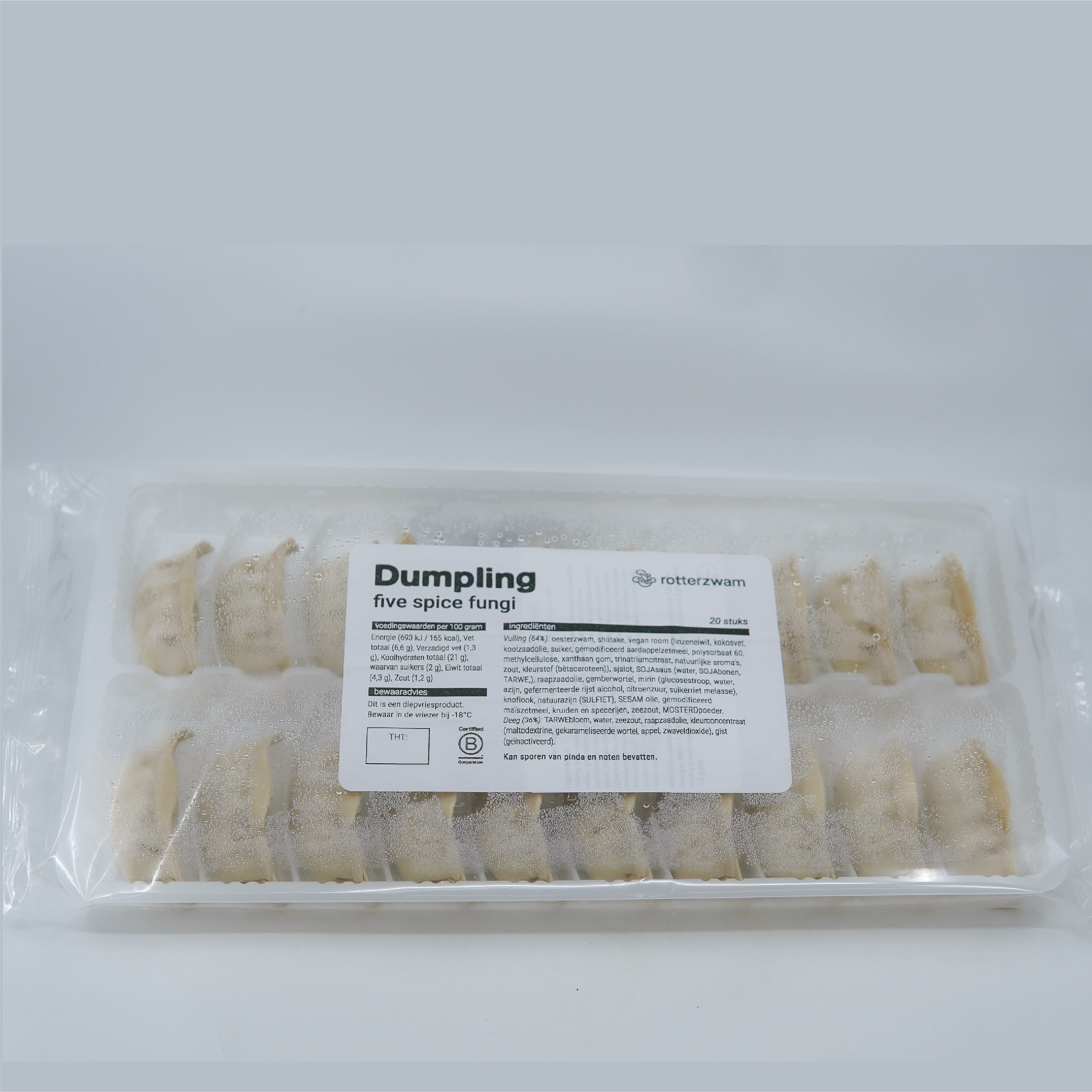 Five spice fungi dumpling