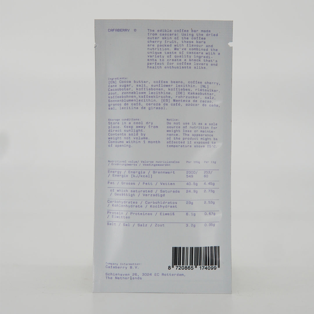 Eetbare koffiereep - Cafaberry