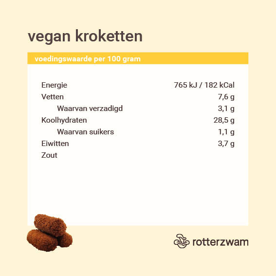 Oesterzwam kroketten - 100% plantaardig