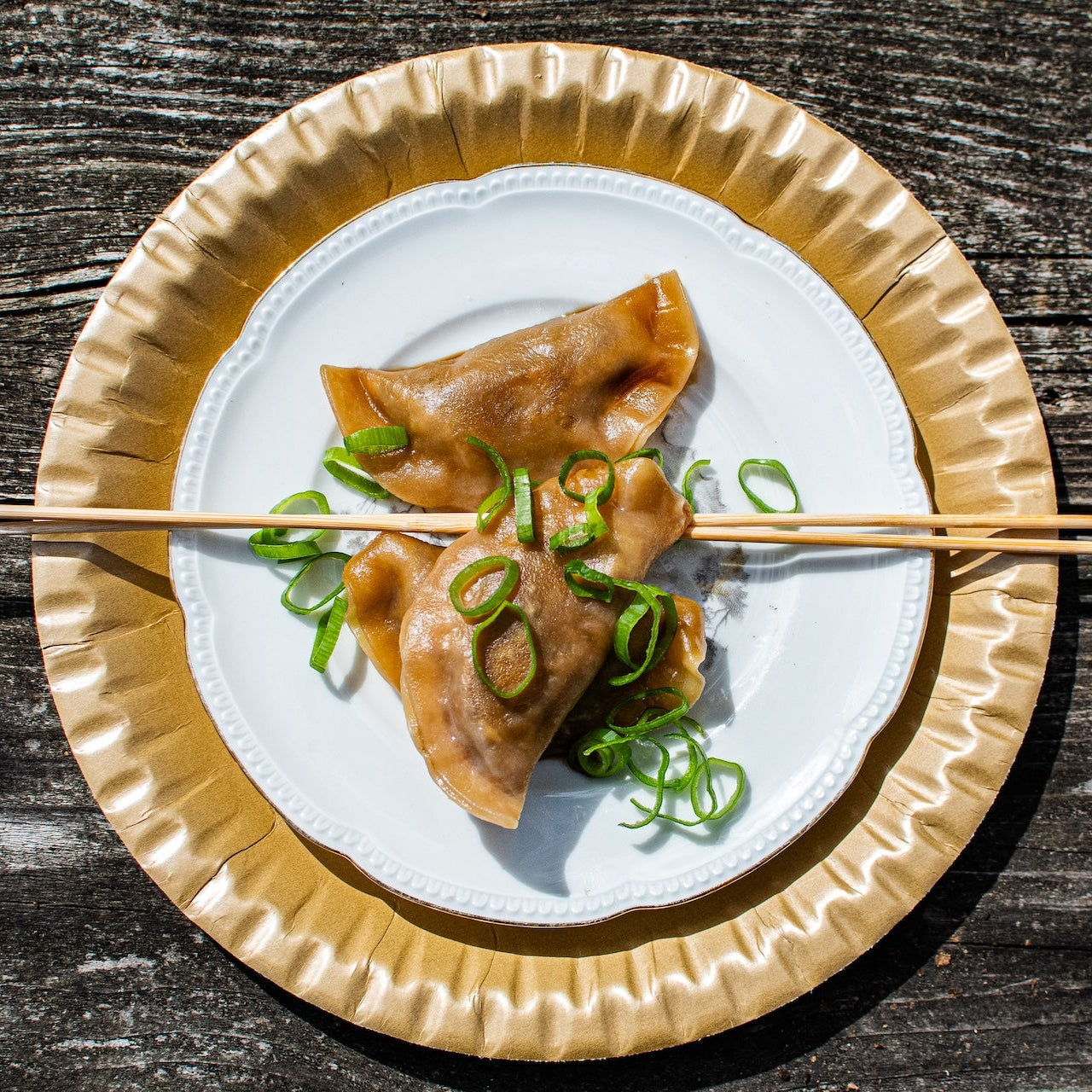 Five spice fungi dumpling