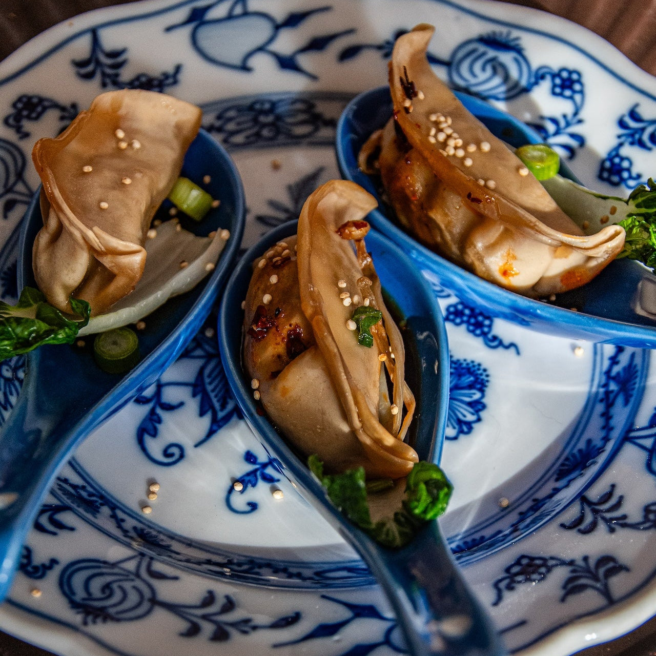 Five spice fungi dumpling